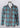 SHIRT *PLUS* TURQUOISE MULTI PLAID BK BTTN DTL LS