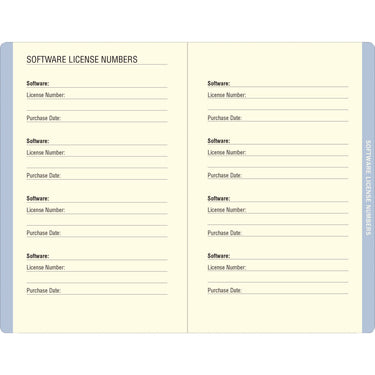 BLUE AGATE INTERNET PASSWORD BOOK