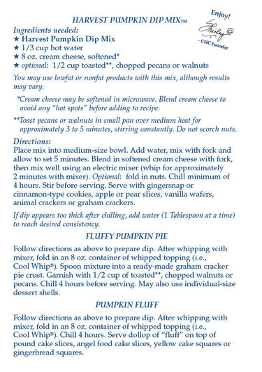 HARVEST PUMPKIN DIP