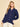 TOP *MISSY* PINK WAVE COASTAL NAVY BTON DOWN DUSTR
