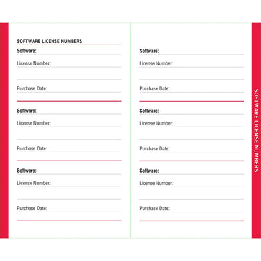 POCKET INTERNET ADDRESS PASSWORD LOGBOOK