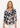 TOP *MISSY* NAVY ITY GEO PRINT 3/4 SLEEVE