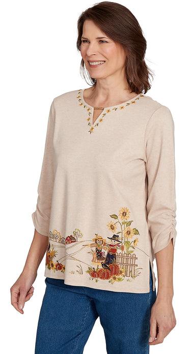 TOP *PLUS* OATMEAL SCARECROWS BORDER