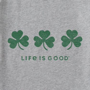 CRUSH *MISSY* HEATHER GREY SS V 3 SHAMROCKS