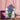 PURPLE FLOWER WINDOW PANEL SUNCATCHER