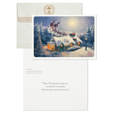 SANTA AND SLEIGH BOXED CARDS