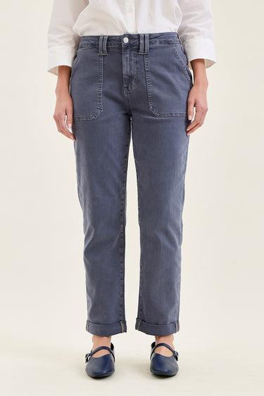 DENIM *MISSY* VINTAGE INDIGO HW AURORA WEEKENDER