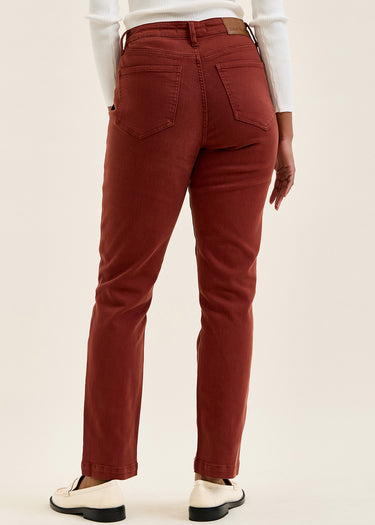 PANT *MISSY* ORANGE DENIM HIGH WAIST AURORA WEEKENDER
