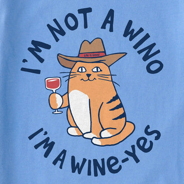 CRUSH *MISSY* CORNFLOWER BLUE SS CAT WINE YES