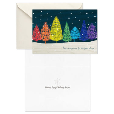 CARDBOX RAINBOW TREES