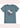 TOP *MISSY* SLATE BLUE CRUSH SHORT SLEEVE ABSTRACT FLOWRS