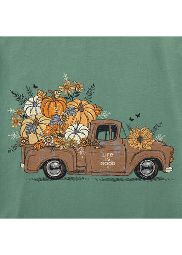 TEE *MISSY* GRANITE GREEN CRUSH SHORT SLEEVE PUMPKIN PATCH