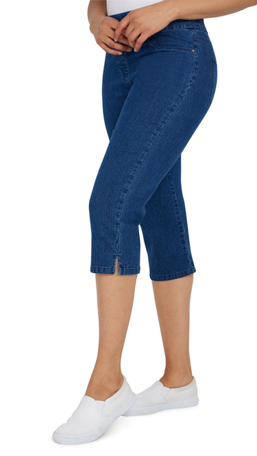 CAPRI *MISSY* INDIGO STRETCH DNM ANKLE