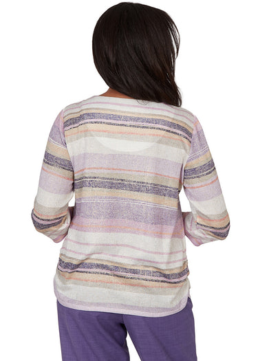 TOP *MISSY* AMETHYST MULTI SHIMMER BIADERE