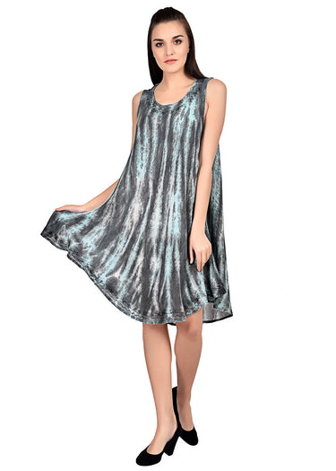 DRESS *MISSY* TIE DYE UMBRELLA