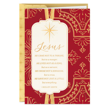 CARDBOX QUOTE ON RED