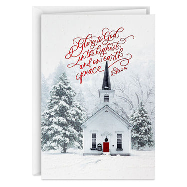 CARDBOX GLORY TO GOD CHRISTMAS