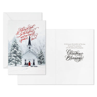 CARDBOX GLORY TO GOD CHRISTMAS