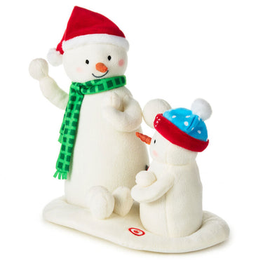 PLUSH SNOWBALL FIGHT TECH SNOWMEN