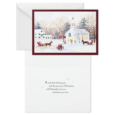 CARDBOX CHURCH IN SNOW