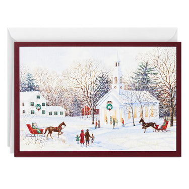CARDBOX CHURCH IN SNOW