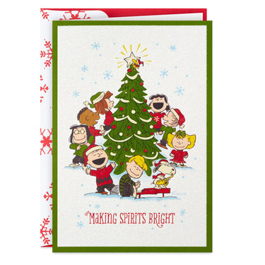 CARDBOX PEANUTS AND GANG TREE