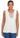 TOP *MISSY* IVORY SPLIT NK SOLID TANK