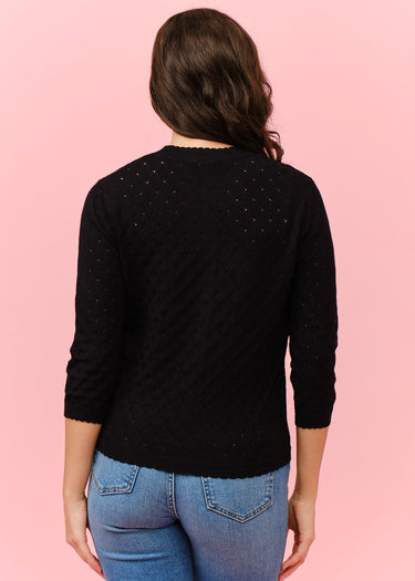 CARDIGAN BUTTON DOWN 3/4 SLV