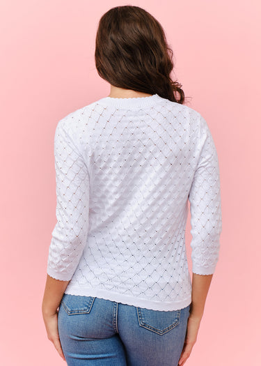 CARDIGAN BUTTON DOWN 3/4 SLV