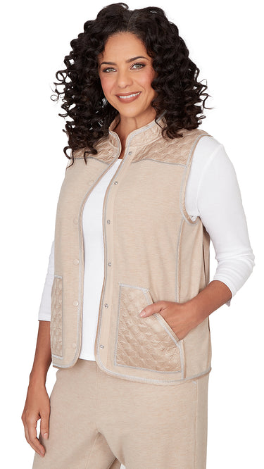 VEST *PLUS* FAWN QUILT