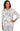 TOP *PLUS* GREY MULTI FLORAL BRUSHSTROKES