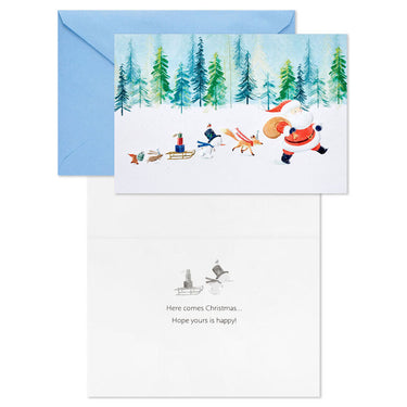 CARDBOX WHIMSICAL SANTA PARADE