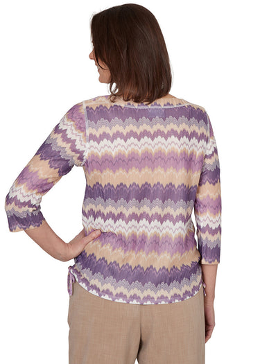 TOP *PLUS* AMETHYST CHEVRON