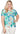 TOP *PETITE* PALM GREEN TOUCAN PRINT