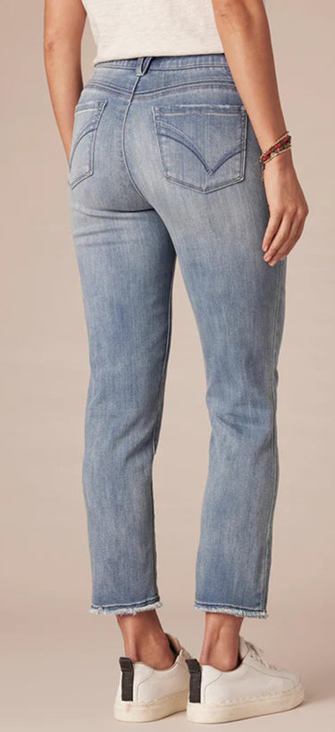 "Ab"solution Slim Straight Jean with Cascading "D" Back Pocket