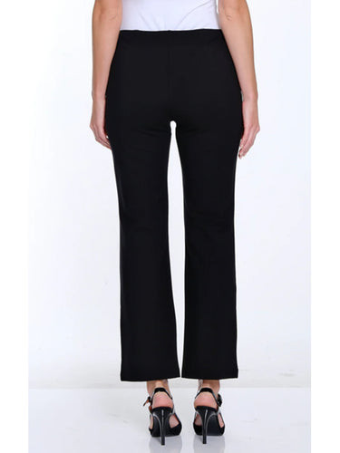 PANT PONTE PIN TUCK FLARE 29"
