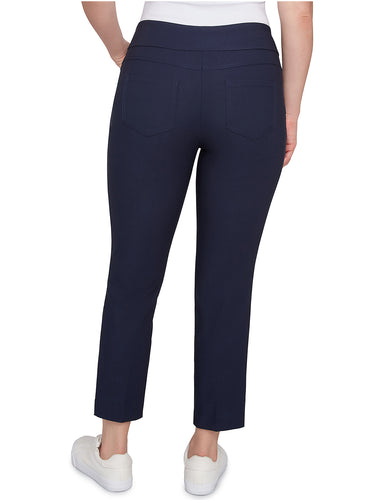PANT *PETITE* P/O SILKY TECH ANK 27