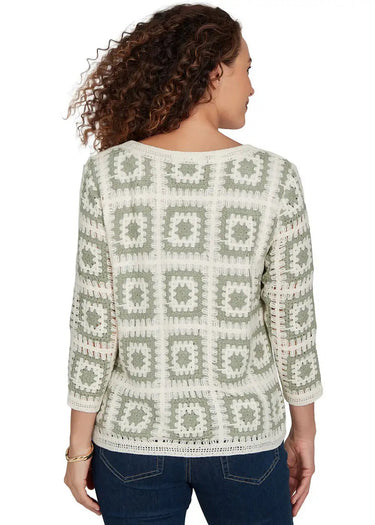 TOP *PLUS* SAGE CROCHET BOXES