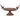 BROWN BIRD BATH CAST IRON