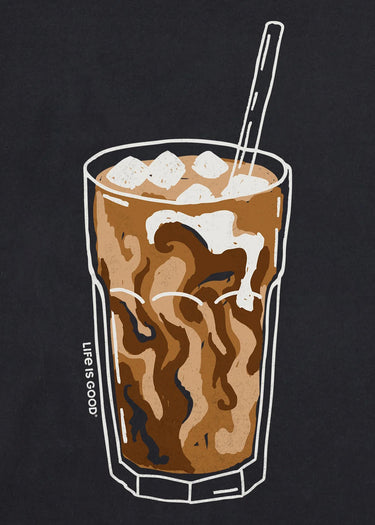 CRUSH *MISSY* FADED BLACK SHORT SLEEVE COLD BREW
