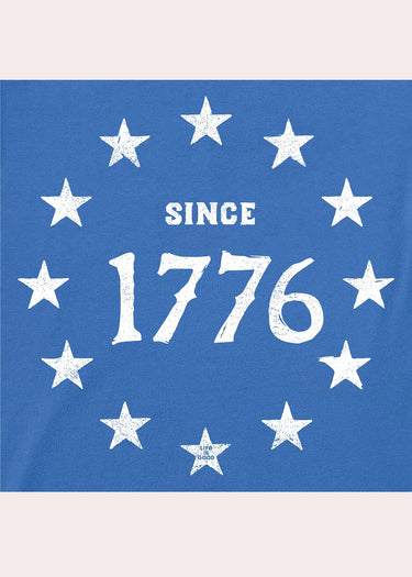 CRUSH *MISSY* ATHLETIC BLUE SHORT SLEEVE LITE SINCE 1776