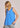 TANK *MISSY* ATHLETIC BLUE TEXT SLUB PAW