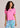 SLEEP *MISSY* WATERMELON PINK SHORT SLEEVE CLEAN BUTTERFLY