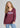 CRUSH *MISSY* DEEP BURGANDY LONG SLEEVE HOOD RALLY DAISY