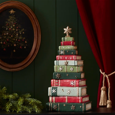 STACKED BOOK TREE