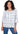 TOP *PETITE* BLACK TAN MULTI SPLICED STRIPE