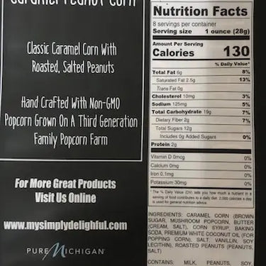 CARAMEL PEANUT CORN