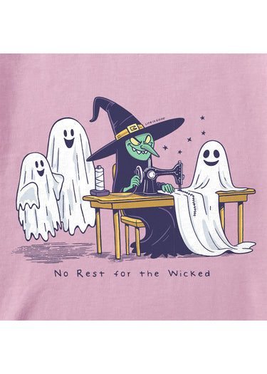 TEE *MISSY* PURPLE CRUSHER LONG SLEEVE NO REST FOR WICKED