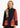 JACKET *MISSY* ORANGE MULTI KNIT MIX PRINT W/POCKETS LONG SLEEVE