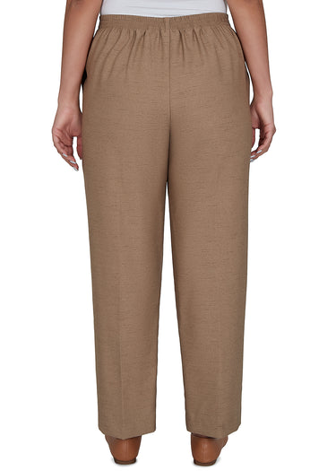 PANT *MISSY* PECAN PROPORTIONED MEDIUM